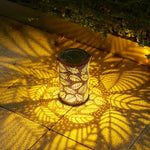 Load image into Gallery viewer, Solar Lantern LED Leaf Pattern
