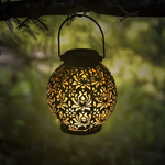 Laden Sie das Bild in den Galerie-Viewer, Solar-Laterne LED Blumenornament
