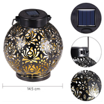 Laden Sie das Bild in den Galerie-Viewer, Solar-Laterne LED Blumenornament
