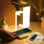 Load image into Gallery viewer, Elegante Tischlampe "anti-gravity" mit Ladestation
