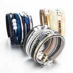 Charger l'image dans la galerie, Bracelet en cuir « Bohème »
